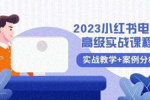 2023小红书电商高级教程，全程实战教学+案例分析（38节课）