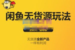 闲鱼无货源赚钱详细教程(入门+高级)，最适合新手互联网的创业项目